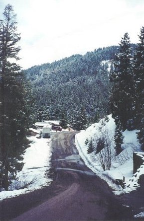 View looking East