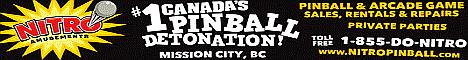 Nitro Amusements - Western Canada's Pinball Experts