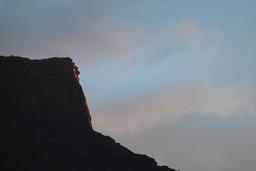Sunset on the cliff face [fri apr 22 18:53:10 mdt 2022]