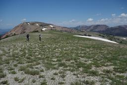 Stanley and craig on the gentle summit ridge of peak 10590 [sun jul 4 12:23:06 mdt 2021]