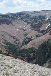 Looking down at the rock glaciers in the south fork [sun jul 4 12:25:21 mdt 2021]