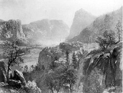 Study for the Hetch Hetchy Valley, California