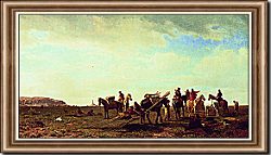 Indians Traveling near Fort Laramie