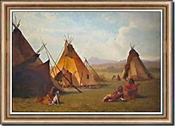 Sioux Camp near Laramie Peak