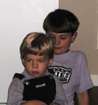 Harrison And Zack Sep 2001
