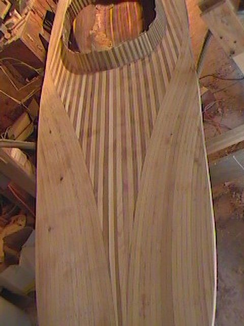 The fore deck pattern