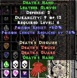 diablo 2 rune word gloves