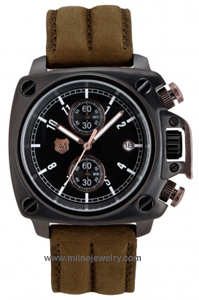 CG-A10101TP Andrew Marc Heritage Cargo II Rugged Style Chronograph Watch. Copyright Milne Jewelry