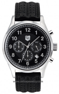 CG-A10201TP Andrew Marc Club Blazer I Refined and Sleek Chronograph Watch. Copyright Milne Jewelry