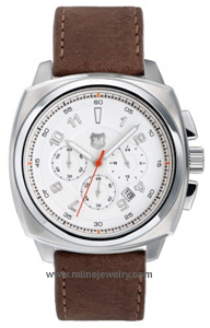CG-A11001TP Andrew Marc Heritage Bomber II Laidback Chronograph Watch. Copyright Milne Jewelry