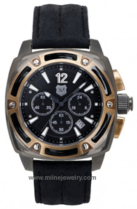 CG-A11006TP Andrew Marc Bomber III Dapper Chronograph Watch. Copyright Milne Jewelry