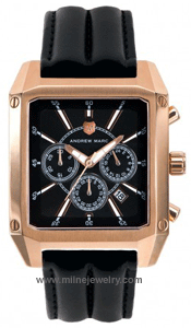 CG-A11303TP Andrew Marc Club Patrol III Rose Gold Chronograph Watch. Copyright Milne Jewelry