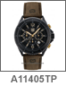 CG-A11405TP Andrew Marc Terrain I Suave Leather Strap Watch. Copyright Milne Jewelry