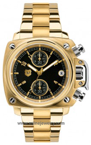 CG-AM40021 Andrew Marc Deena Woman's Golden Chronograph Watch. Copyright Milne Jewelry
