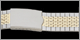Mens Dress Stainless Steel Spring End Adjustable Link Bracelet Replacement Watchband. Non expansion adjustable link bracelet; solid stainless steel construction; ion gold plated; brushed finish; hand polished; adjustable fold-over clasp; spring ends; spring bars supplied. Stuller Watchbands. Copyright milnejewelry.com.