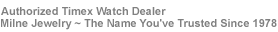 Authorized Timex Watch Dealer