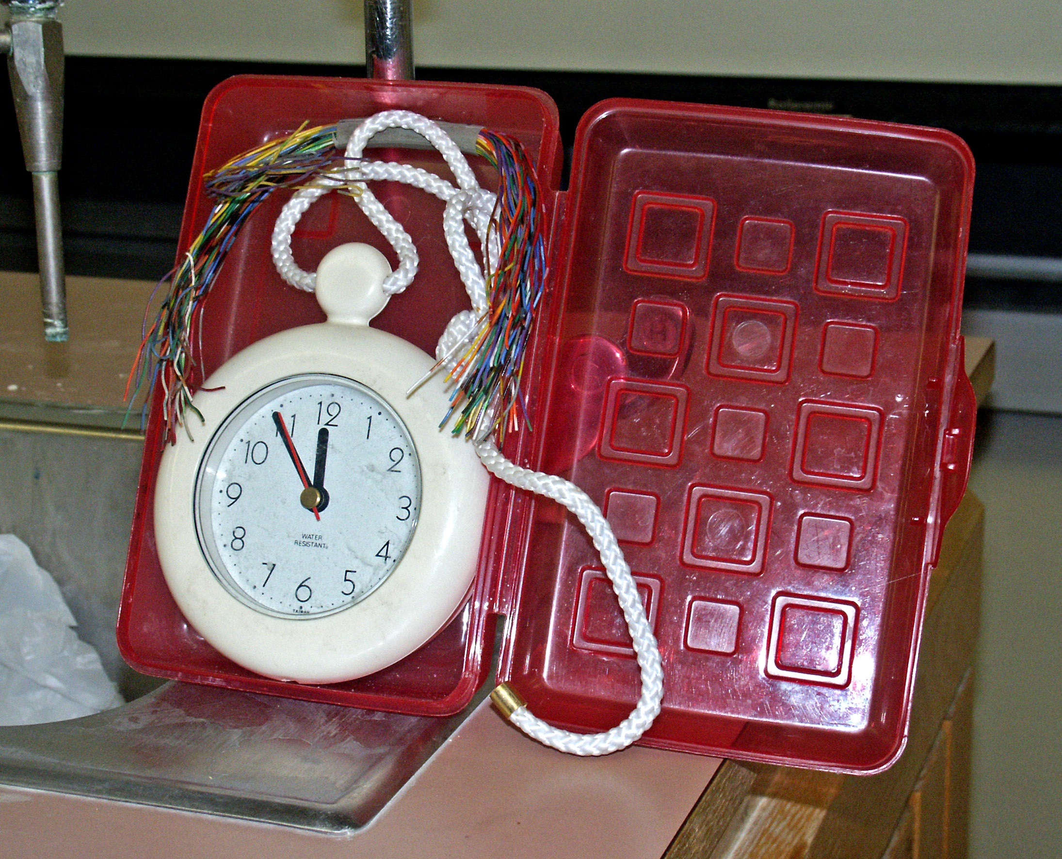 Closeup of clock