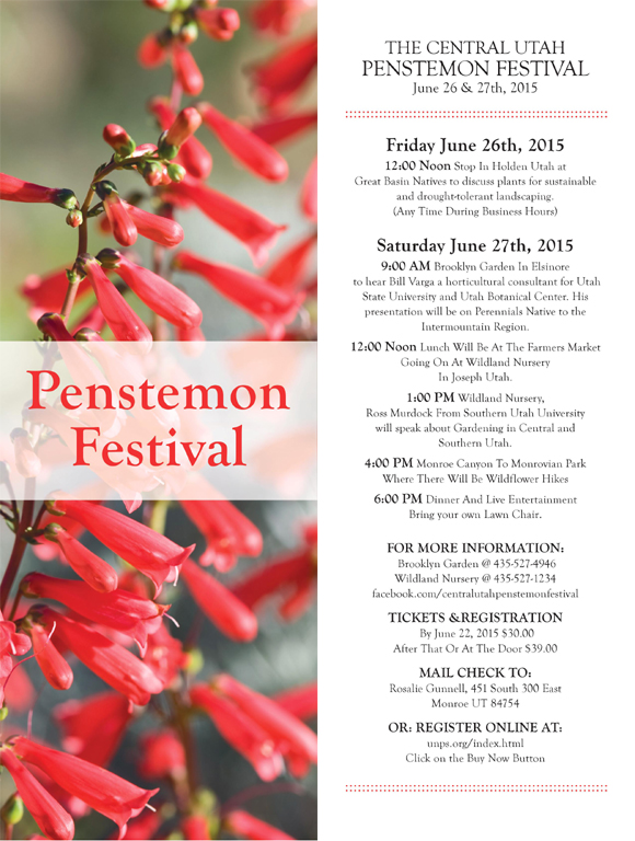 June 2015 Penstemon Festival