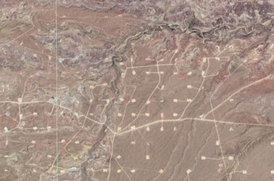 Newfield oil and gas fields in Pariette Draw/Castle Peak area