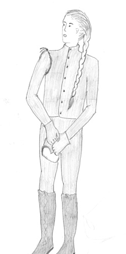 A pencil sketch of Ursa