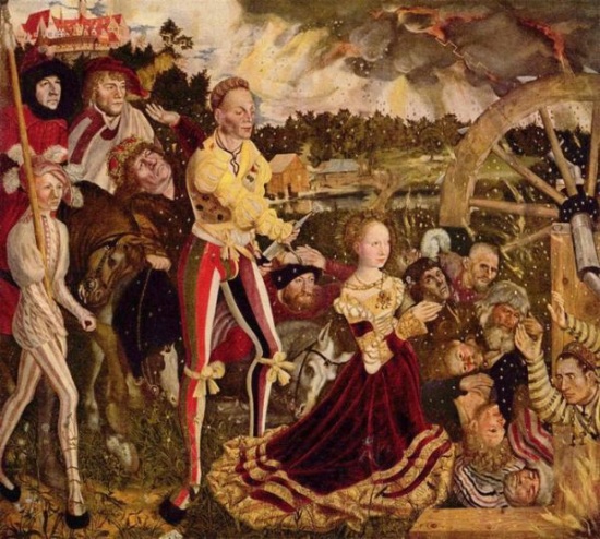 Martyrdom of St. Catherine of Alexandria by Lucas Cranach