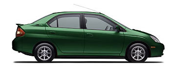 Image of a Green Prius
