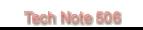 Tech Note 506
