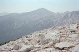 Ibapah peak seen through smoke [sat sep 03 1988]