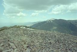 Ibapah peak and red mountain from trout peak [sun may 24 1992]
