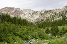 Panorama of the upper east ridge with peak 11309 [mon jul 24 13:33:08 mdt 2023]