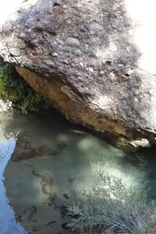 Reflections from a travertine pool [sat oct 8 12:10:25 mdt 2016]