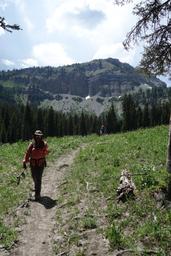 Michelle and stanley on the crow creek trail [sat jul 3 14:35:39 mdt 2021]