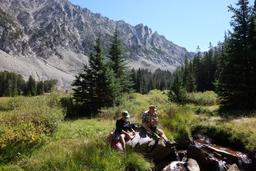 Lunch at the edge of the meadow with kathy and stephen [sat sep 1 12:58:14 mdt 2018]