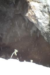 Raindrops falling into the cave [sat may 23 13:07:27 mdt 2015]