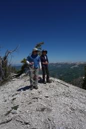 Stanley and beth on peak 11071, with black mountain in the background [thu jul 4 11:47:47 mdt 2019]