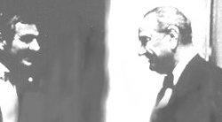 Gene Barry w/Lyndon Johnson