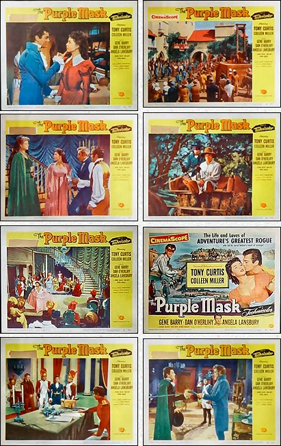 The Purple Mask lobby cards