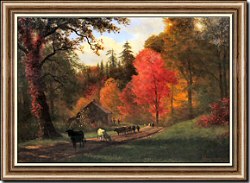 Autumn View in Waterville, Oneida County, New York