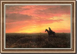 On the Plains, Sunset