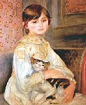 Renoir - Julie Manet with Cat