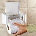 EZ-Load
                        Toilet Paper Holder with flap