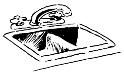 sketch of sink