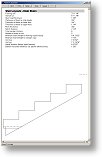 Stair Layout Summary Screen Shot