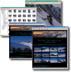 Image Explorer, iPage and Image Workshop screen shots