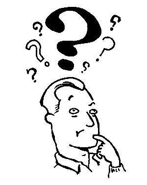 A man asking a question