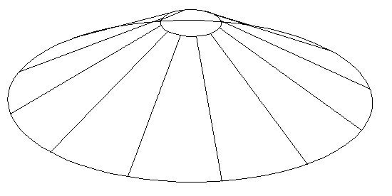 conical wireframe