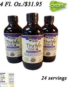 New and improved 4 oz Thrive Tonic