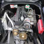 The Gordini engine. 28lb block, 26lb crank, dual 40DCOE Webers. Est HP: 145