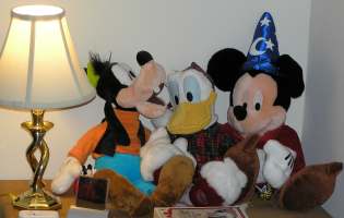 Mickey, Donald, and Goofy