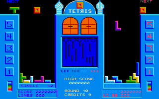 Tetris sample screen